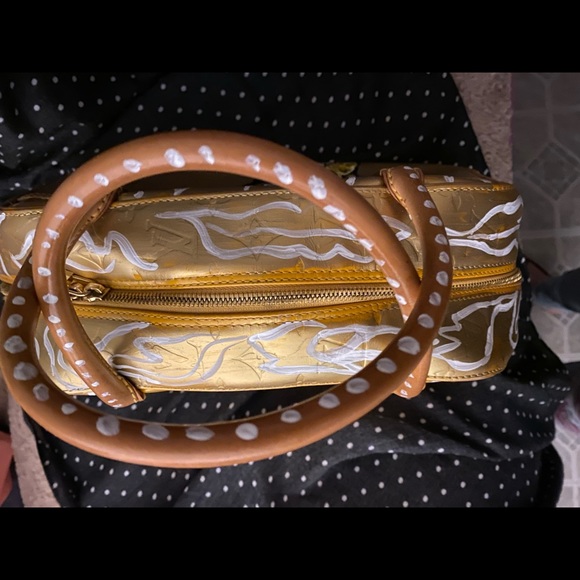 Custom painted Authentic Louis Vuitton Vernis Bag - Picture 7 of 16